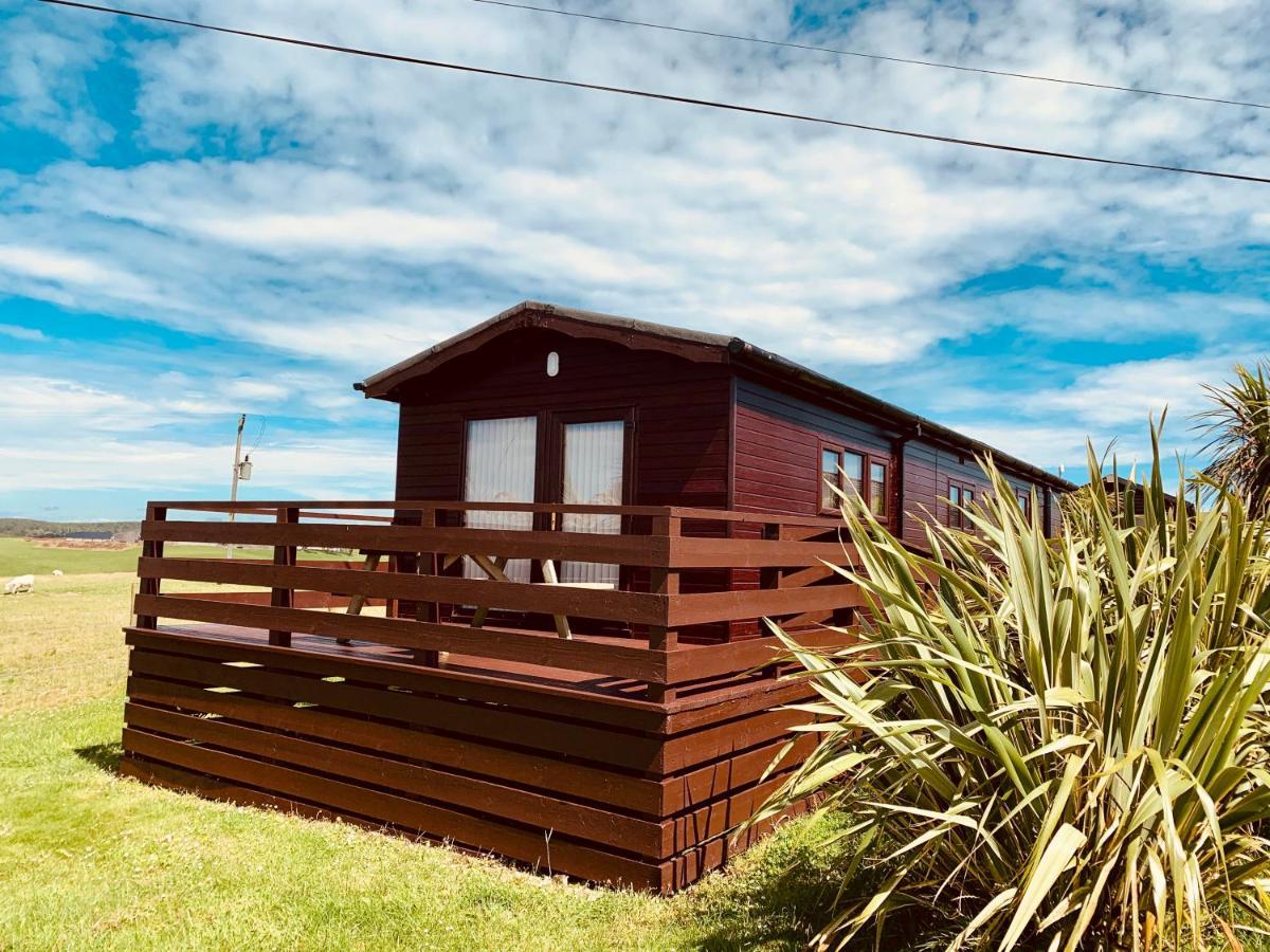 Lodge Cabin With Fabulous Views - Farm Holiday Stranraer Exterior photo