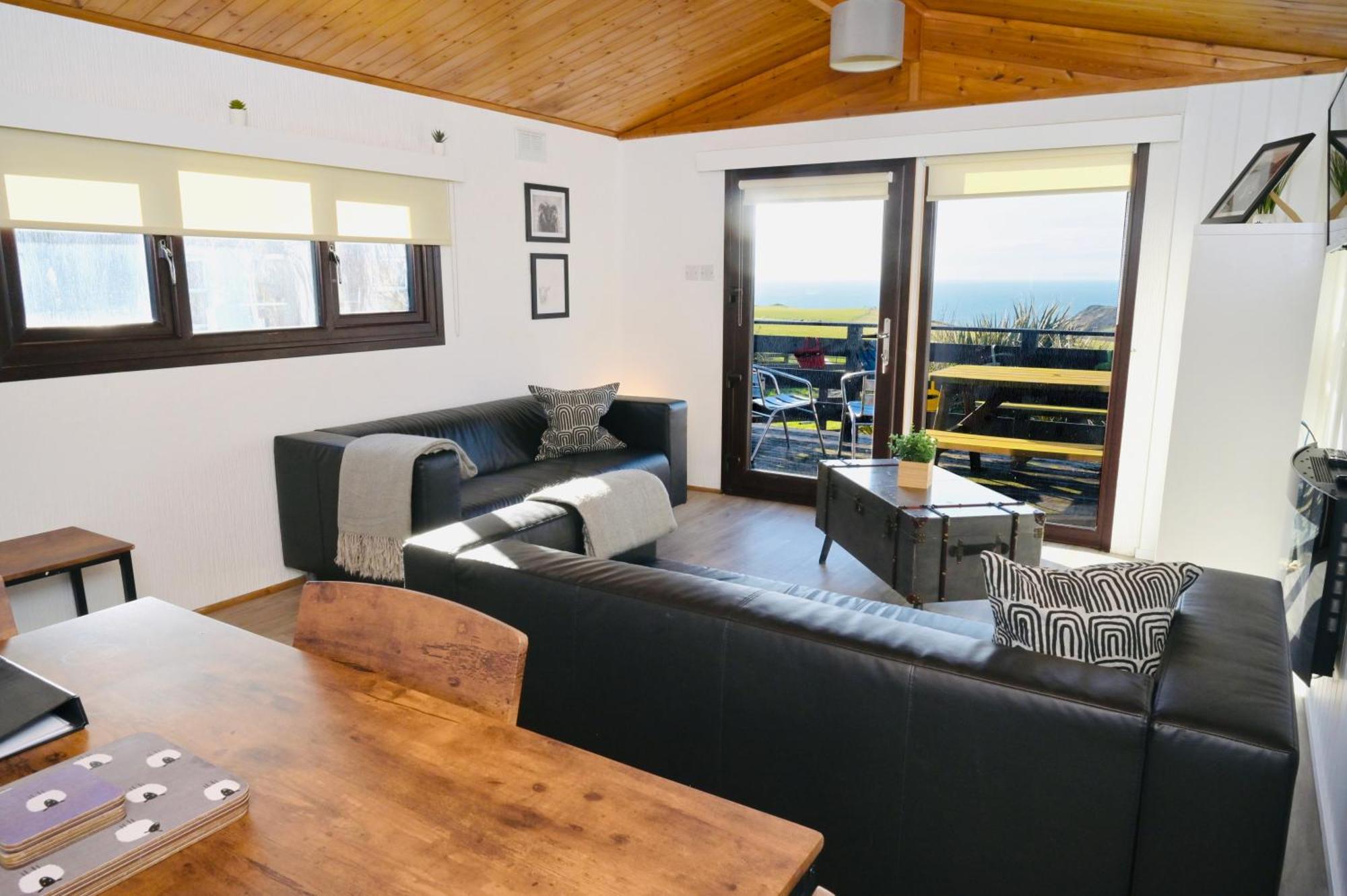 Lodge Cabin With Fabulous Views - Farm Holiday Stranraer Exterior photo
